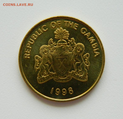 Гамбия 10 бутут 1998 г. (Фауна) до 14.06.21 - DSCN9651.JPG