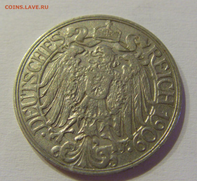 25 пфеннигов 1909 D Германия №3 15.06.2021 22:00 МСК - CIMG2761.JPG