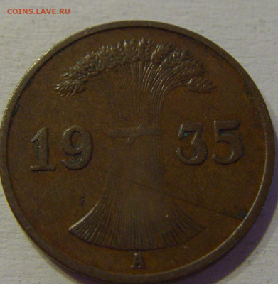 1 пфенниг 1935 А Германия №3 15.06.21 22:00 МСК - CIMG2929.JPG