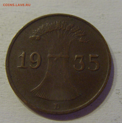 1 пфенниг 1935 D Германия №3 15.06.21 22:00 МСК - CIMG2933.JPG