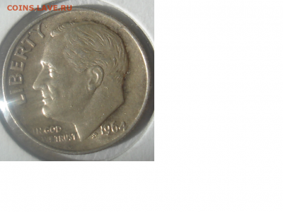 Монеты США. Вопросы и ответы - Дайм 1964 а