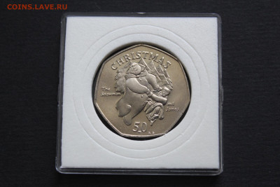 Остров Мэн 50 пенсов 2003 Рождество, редкая! до 13.06 - IMG_8019.JPG