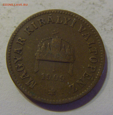 2 филлера 1909 Венгрия №3 16.06.2021 22:00 МСК - CIMG3828.JPG