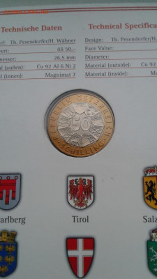 Биметалл Австрия 50 шиллингов 1999 Европейский валютный союз - bimetall_avstrija_50_shillingov_1999_evropejskij_valjutnyj_sojuz_buklet (2)