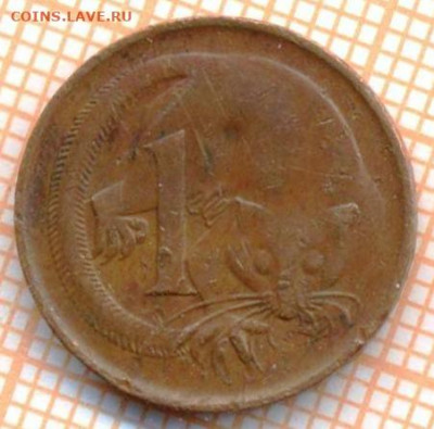 Австралия 1 цент 1966 г., до 17.06.2021 г. 22.00 по Москве - Австралия 1 цент 1966 2696а