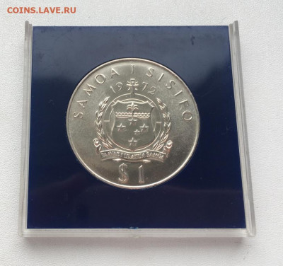 Крона Шайба Самоа 1 Тала 1972 250 лет открытию Самоа Корабль - krona_shajba_samoa_1_tala_1972_250_let_otkrytiju_samoa_korabl_parusnik_flot_pamjatnaja_korobka (1)