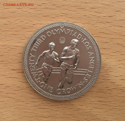 Крона Шайба Остров Мэн 1 крона 1984 Олимпийские игры бег - krona_shajba_ostrov_men_1_krona_1984_olimpijskie_igry_los_andzheles_beg_sport_olimpiada (2)