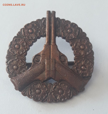 Знак за стрельбу из пистолета Финляндия 1920е - 1930е гг. - 2021-06-13-16-24-25-648