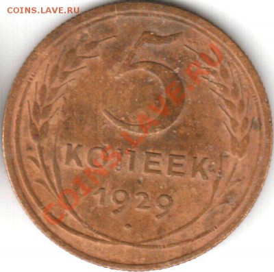 5 копеек 1929 - 5 копеек 1929