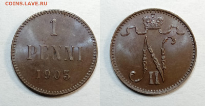 1 пенни 1903 UNC  до 18.06.2021 - 1903
