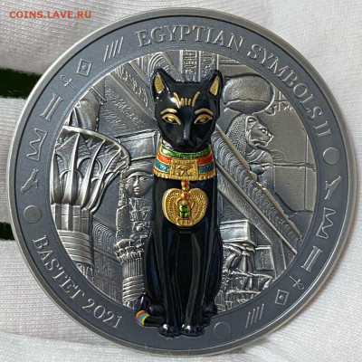 Кошки на монетах - 20 $ 21 Bastet - 1