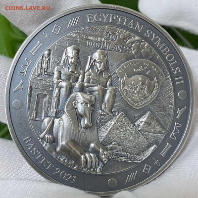 Кошки на монетах - 20 $ 21 Bastet - 2