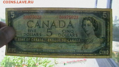 5 долларов. 1954 г. Канада. до 21,05,21 по МСК 22-00 - IMGA0335.JPG
