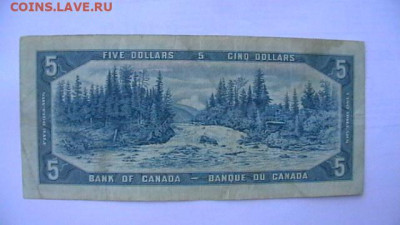 5 долларов. 1954 г. Канада. до 21,05,21 по МСК 22-00 - IMGA0333.JPG