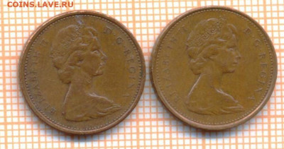 Канада 1 цент 1974, 1975 г, до 21.06.2021 г. 22.00 по Москв - Канада 1 цент 1974, 1975 2936а