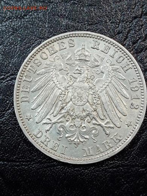 3 марки 1913 г бавария - 3 марки 1913 2