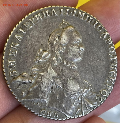 Монета Рубль 1764г. - B0B0D2B1-8F9E-45B6-A723-ECDEB5E4D9F0