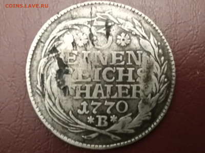 3 талера Пруссия 1770 В на сутки - 4