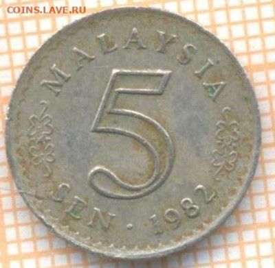 Малайзия 5 сен 1982 г, до  27.06.2021 г. 22.00 по Москве - Малайзия 5 сен 1982 2285