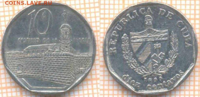 Куба 10 сентаво 1999 г.,до 28.06.2021 г. 22.00 по Москве - Куба 10 сентаво 1999 1146