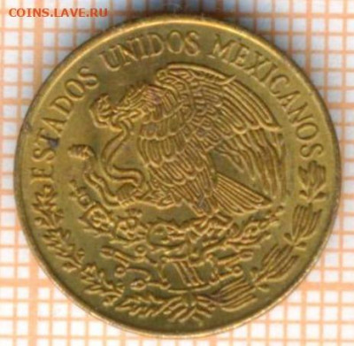 Мексика 5 сентаво 1970 г., до 30.06.2021 г. 22.00 по Москве - Мексика 5 сентаво 1970 3092а