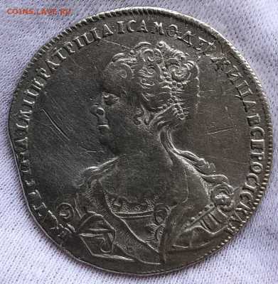 Рубль 1725 год. - A02D8C88-F1D9-4DF9-86B5-1F7282B24449