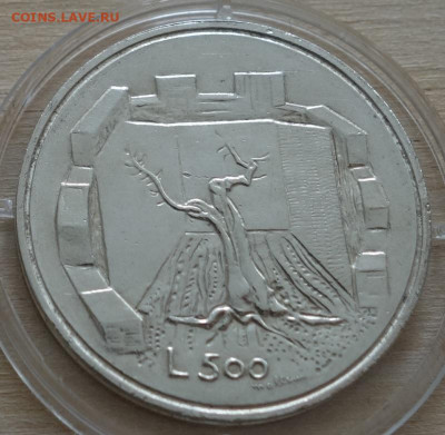 500 лир Сан Марино 1976, 29.06 в 22:00 - smr6