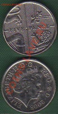 Великобритания 5 пенсов 2008 до 21.10.11 21-00 - Великобритания 5 пенсов 2008