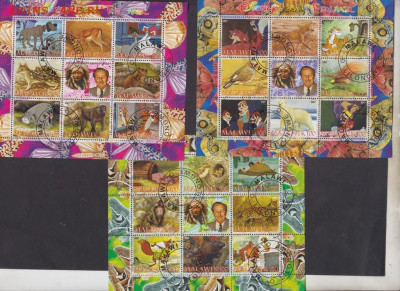 Малави 2007 Дисней 27 м в 3-х листах до 30 06 - 28