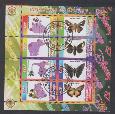 Конго 2010 Дисней 6м (лист) (5) до 30 06 - 34