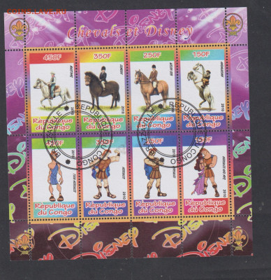 Конго 2010 Дисней 6м (лист) (6) до 30 06 - 35
