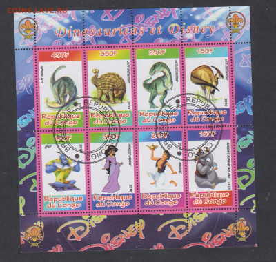 Конго 2010 Дисней 6м (лист) (14) до 30 06 - 43