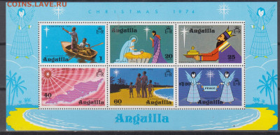 Anguilla 1974 блок ** до 03 07 - 201