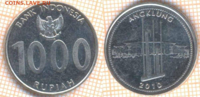 Индонезия 1000 рупий 2010, до  03.07.2021 г. 22.00 по Мос - Индонезия 1000 рупий 2010 376