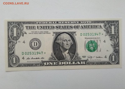 США 1 ДОЛЛАР 2009 D UNC ЗАМЕЩЕНИЕ - IMG_20201207_165642