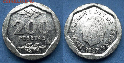 Испания - 200 песет 1987 года до 4.07 - Испания 200 песет, 1987