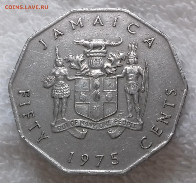 Монеты мира по фиксированной цене - ЯМАЙКА 50 центов 1975 20200229_130045