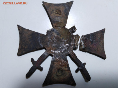 Крест за службу на Кавказе 1864 г. - крест реверс