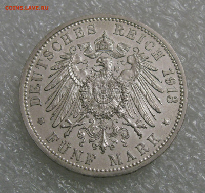 Коллекционные монеты форумчан , Кайзеррейх 1871-1918 (2,3,5) - 5мар1913 (5).JPG