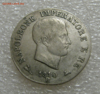 Королевство Италия. Наполеон I. 5 ЛИР 1810 года. - 5ЛИР1810 (4).JPG