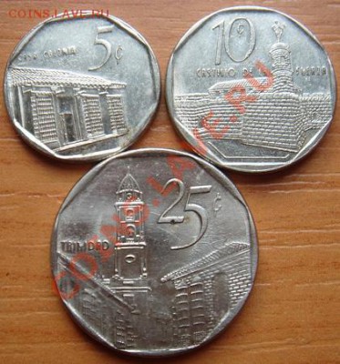Куба: 3 монетки (5, 10 и 25 центавро) до 26.10.11 22-00 - Куба-1.JPG
