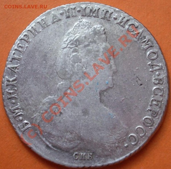 Рубли 1782года - 82- 007