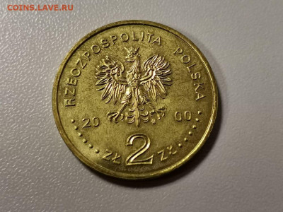 Польша 2 злотых 2000г -Иоанн II Казимир, до 08.07 - Я Польша Иоанн-2