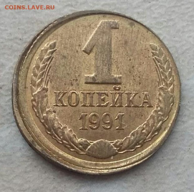 1 копейка 1991 года БОЛЬШОЕ смещение ГРИБ до 05.07.2021г - 61