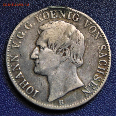 Саксония. Талер 1860, бюджетный. До 09.07.21 в 22.00 МСК - SA-1860.JPG