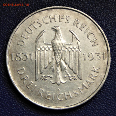 Веймарская Республика. 3 марки 1931, Штайн. До 09.07.21 - 3-31-Stein-.JPG