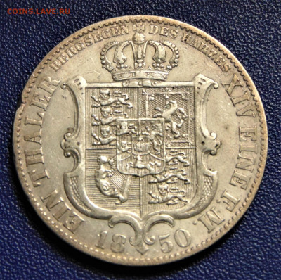 Ганновер. Горный талер 1850. До 10.07.21 в 22.00 МСК - HAN-1850-.JPG