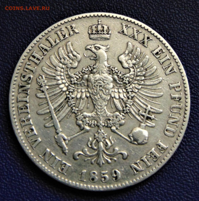 Пруссия. Талер 1859. До 10.07.21 в 22.00 МСК - PR-1859-.JPG