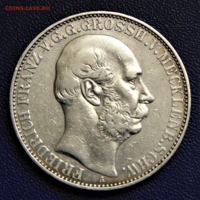 Мекленбург-Шверин. Талер 1864. До 10.07.21 в 22.00 МСК - MECKL-1-1864.JPG