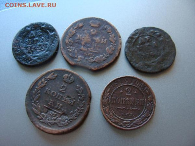 2 коп.1815,1811,1914;деньга 1746,1749 - DSC04615.JPG